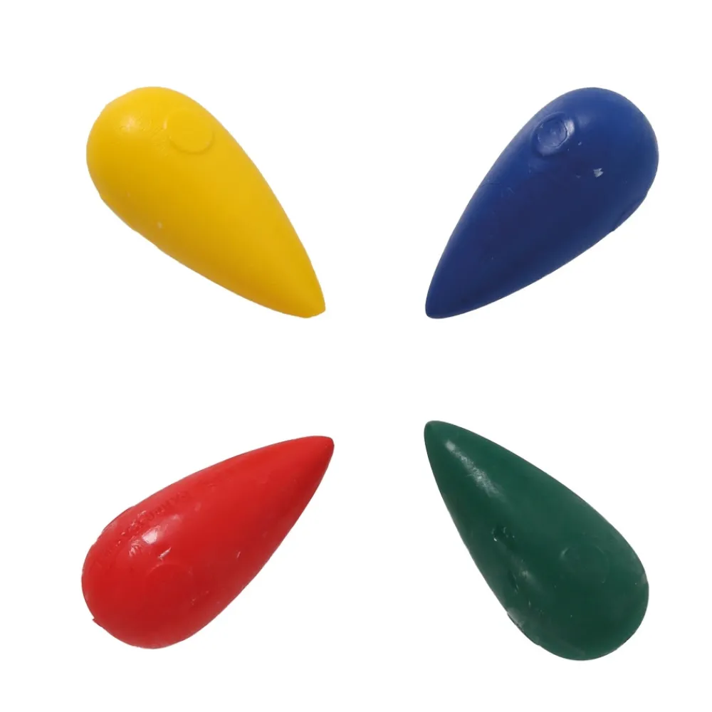HOPTOYS Matériel Scolaire Ergonomique<Craies Ergonomiques En Forme De Gouttes Par 4