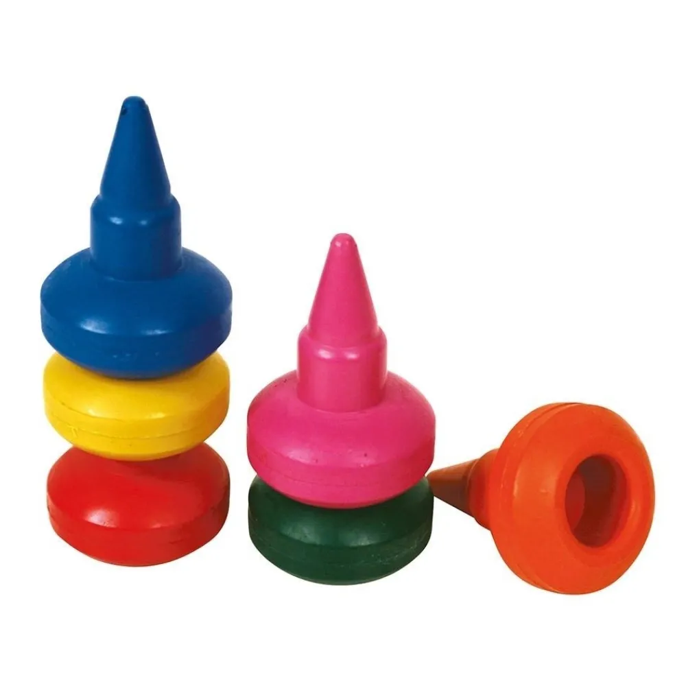 HOPTOYS Creativite*Crayons A Doigts - Par 6