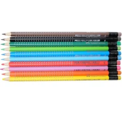 HOPTOYS Dyspraxie*Crayons De Couleur Grip Par 10