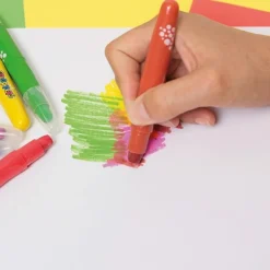HOPTOYS Outils D'Adaptation Scolaire*Crayons De Couleur Smoothy Par 6