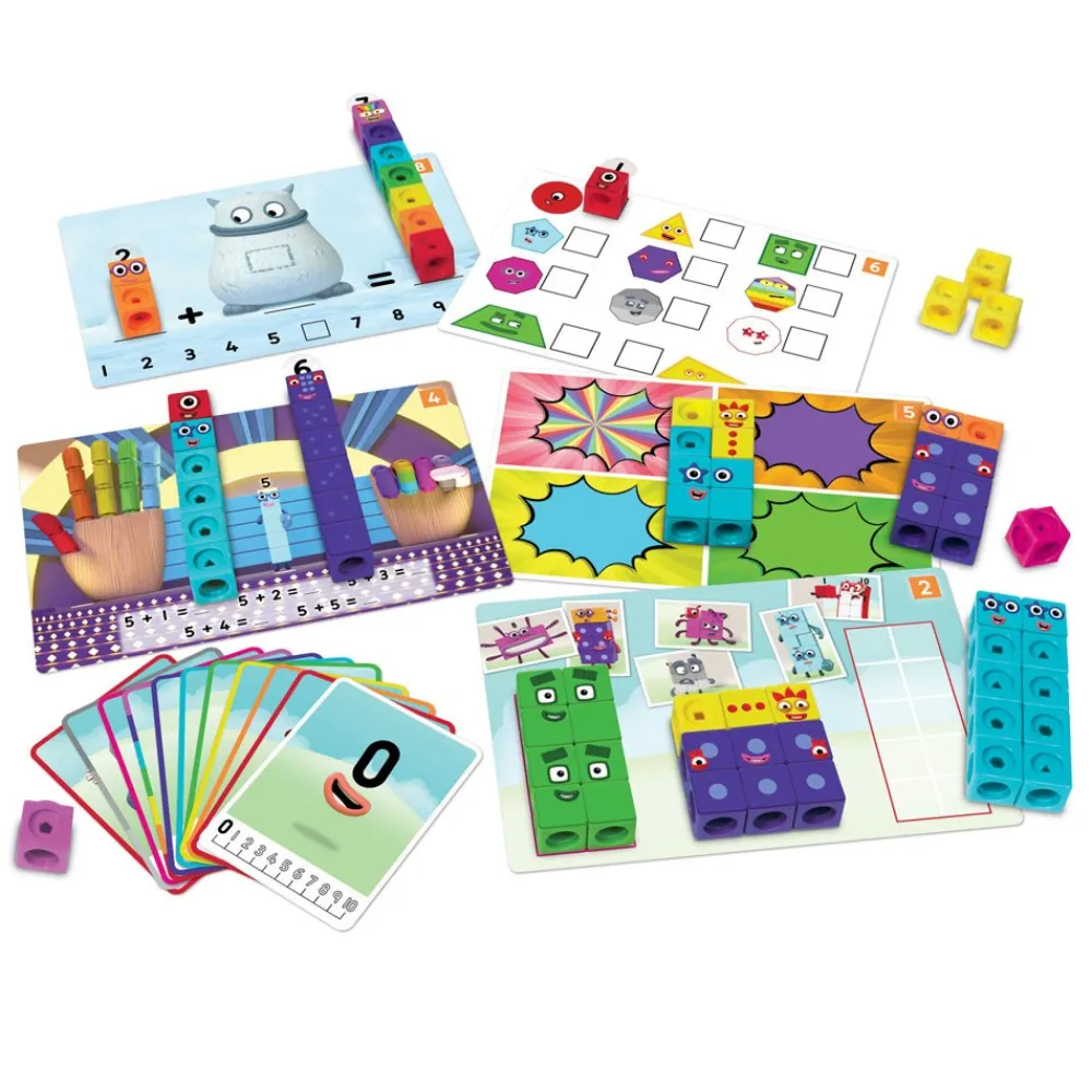 HOPTOYS Dyscalculie*Cubes Mathlink Numberblocks Kit D'Activite 1-10