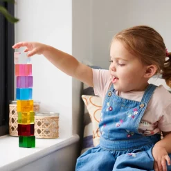 HOPTOYS Stimulation Sensorielle*Cubes Perception Par 8