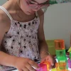 HOPTOYS Stimulation Sensorielle*Cubes Translucides Multicolores Par 50