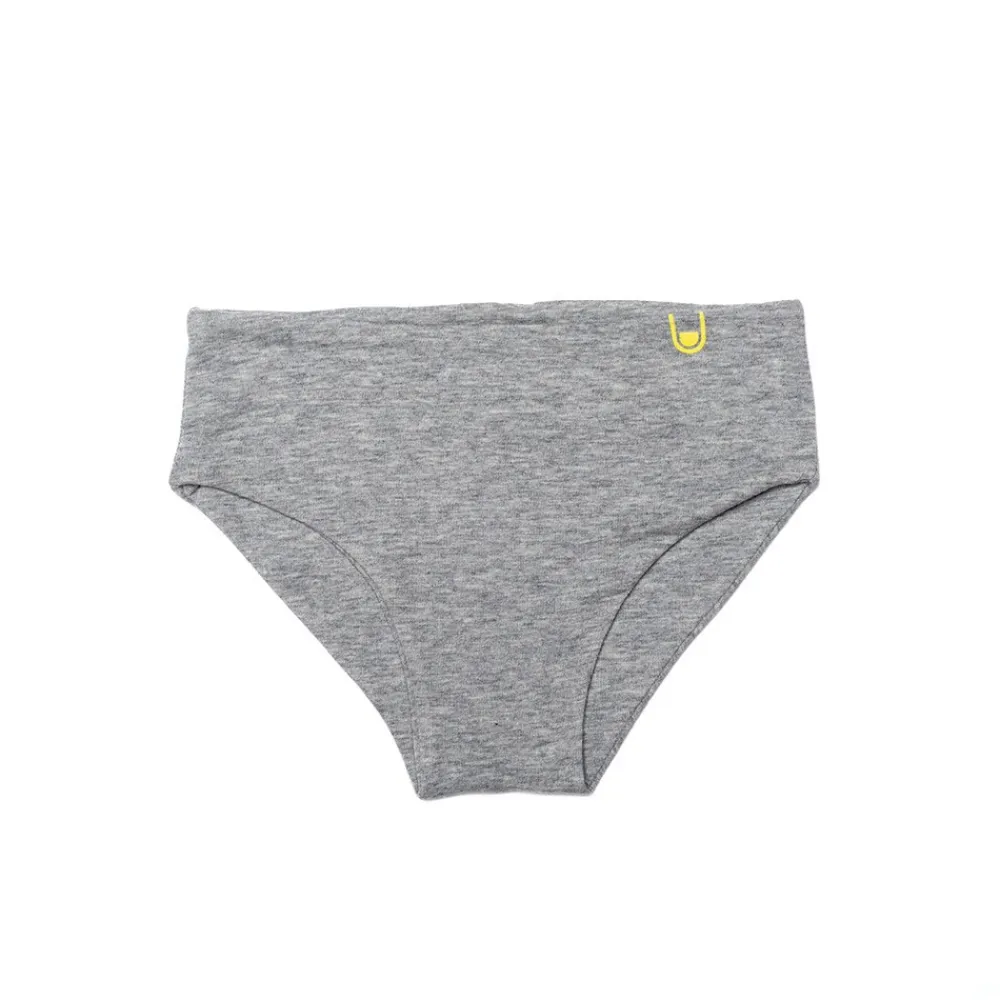 HOPTOYS Vêtements Besoins Spécifiques*Culottes Fille Ultra Doux Gris - Lot De 2
