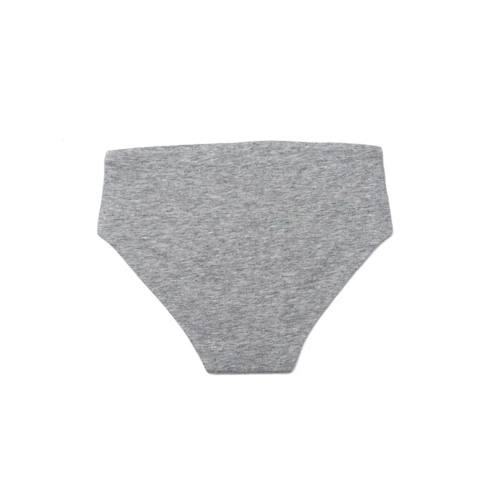 HOPTOYS Vêtements Besoins Spécifiques*Culottes Fille Ultra Doux Gris - Lot De 2
