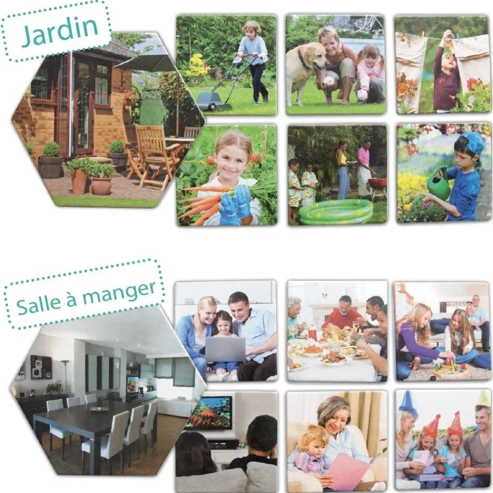 HOPTOYS Jeux Éducatifs*Dans Quelle Piece Sommes-Nous ?
