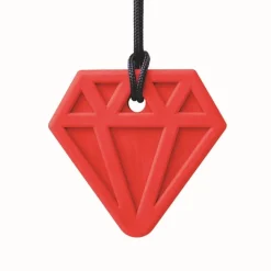 HOPTOYS Stimulation De La Zone Oro-Faciale*Diamant - Collier De Mastication