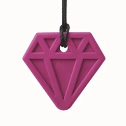 HOPTOYS Stimulation De La Zone Oro-Faciale*Diamant - Collier De Mastication