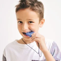 HOPTOYS Stimulation De La Zone Oro-Faciale*Dino-Bite - Collier De Mastication