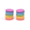 HOPTOYS Jeux Éducatifs Sensoriels*Disques En Bois Arc-En-Ciel