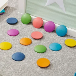 HOPTOYS Motricité Fine Ergothérapie<Disques En Bois Arc-En-Ciel