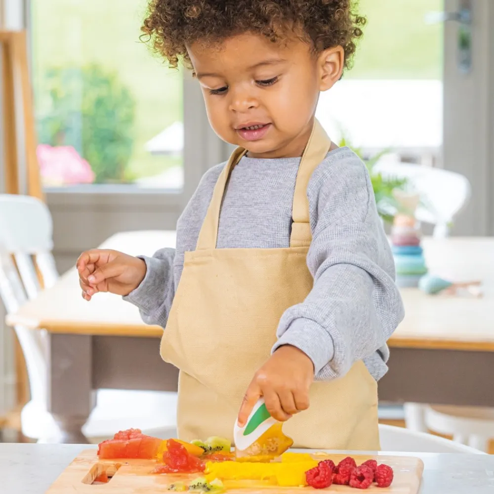 HOPTOYS Aides Au Repas*Doddl - Set De Cuillere, Fourchette Et Couteau Ergonomique