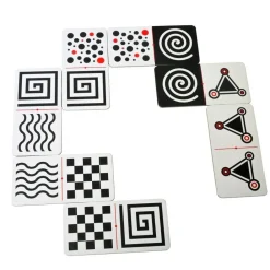 HOPTOYS Idees Cadeaux Pour Une Personne Avec Un Handicap Visuel*Domino Tacto-Visuel