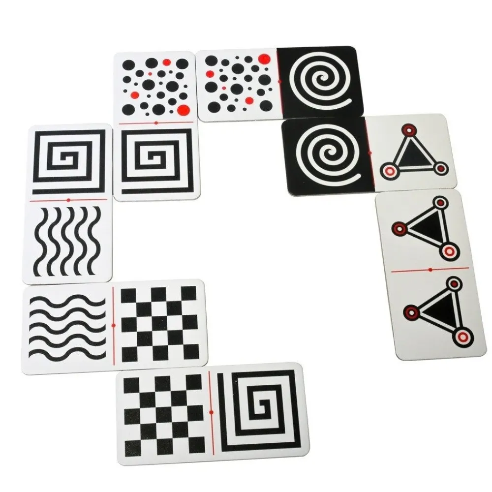 HOPTOYS Idees Cadeaux Pour Une Personne Avec Un Handicap Visuel*Domino Tacto-Visuel