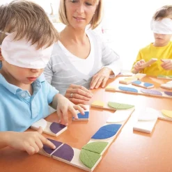 HOPTOYS ReÉducation De La Sensibilite<Dominos Geo-Tactiles