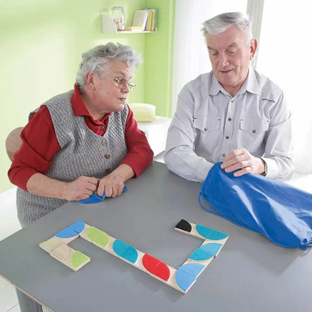 HOPTOYS ReÉducation De La Sensibilite<Dominos Geo-Tactiles