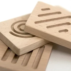 HOPTOYS Jeux Éducatifs Sensoriels*Dominos Sensoriels