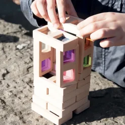 HOPTOYS Jeux Éducatifs Sensoriels*Dominos Translucides