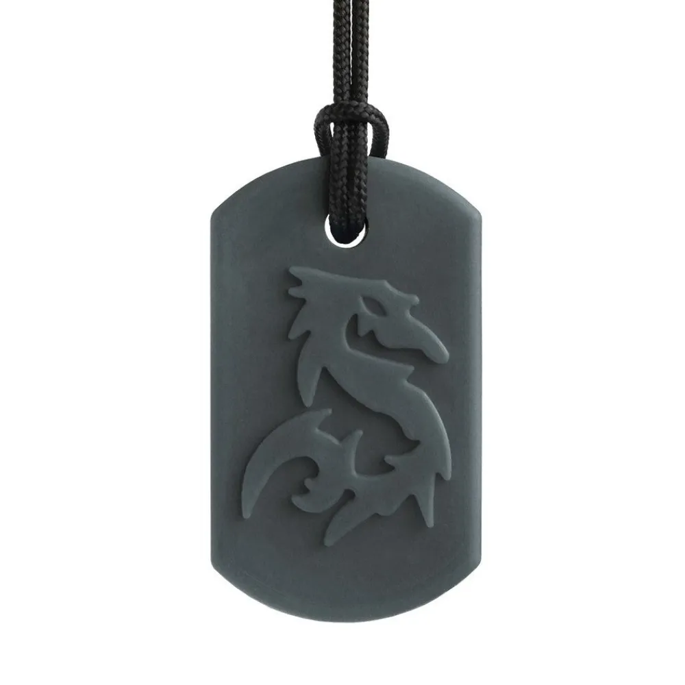 HOPTOYS Stimulation De La Zone Oro-Faciale*Dragon Bite - Collier De Mastication