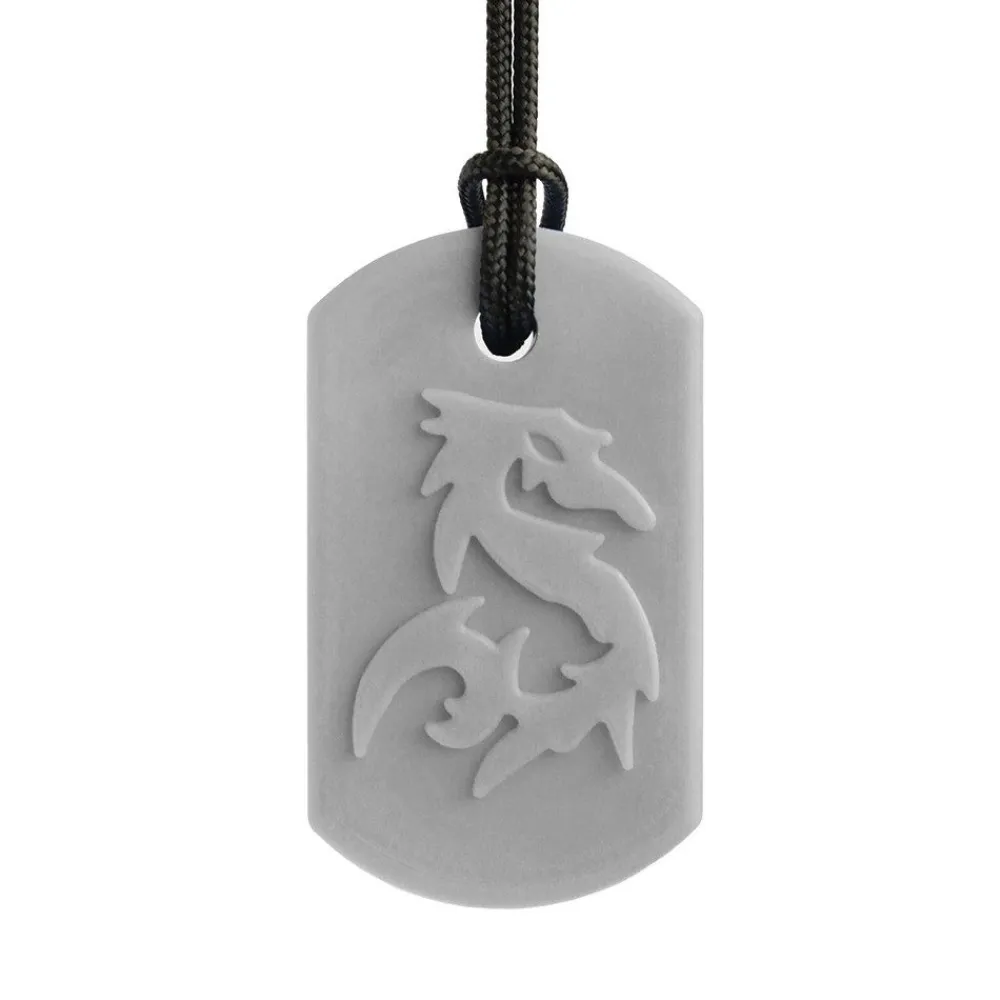 HOPTOYS Stimulation De La Zone Oro-Faciale*Dragon Bite - Collier De Mastication