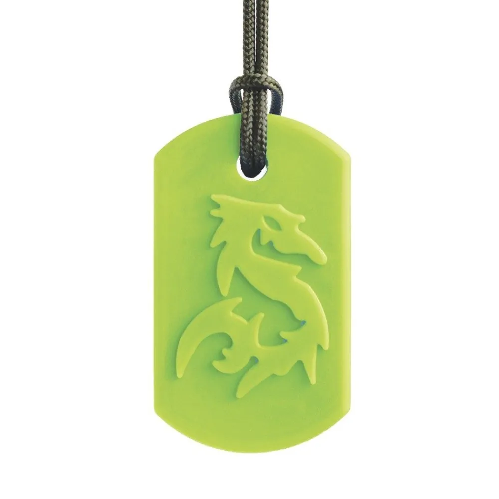 HOPTOYS Stimulation De La Zone Oro-Faciale*Dragon Bite - Collier De Mastication