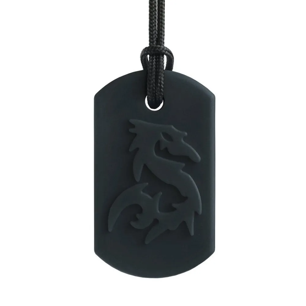 HOPTOYS Stimulation De La Zone Oro-Faciale*Dragon Bite - Collier De Mastication