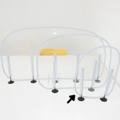 HOPTOYS Espace Bureau Ergonomique*Ecran De Separation De Bureau Transparent