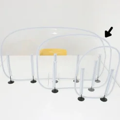 HOPTOYS Espace Bureau Ergonomique*Ecran De Separation De Bureau Transparent