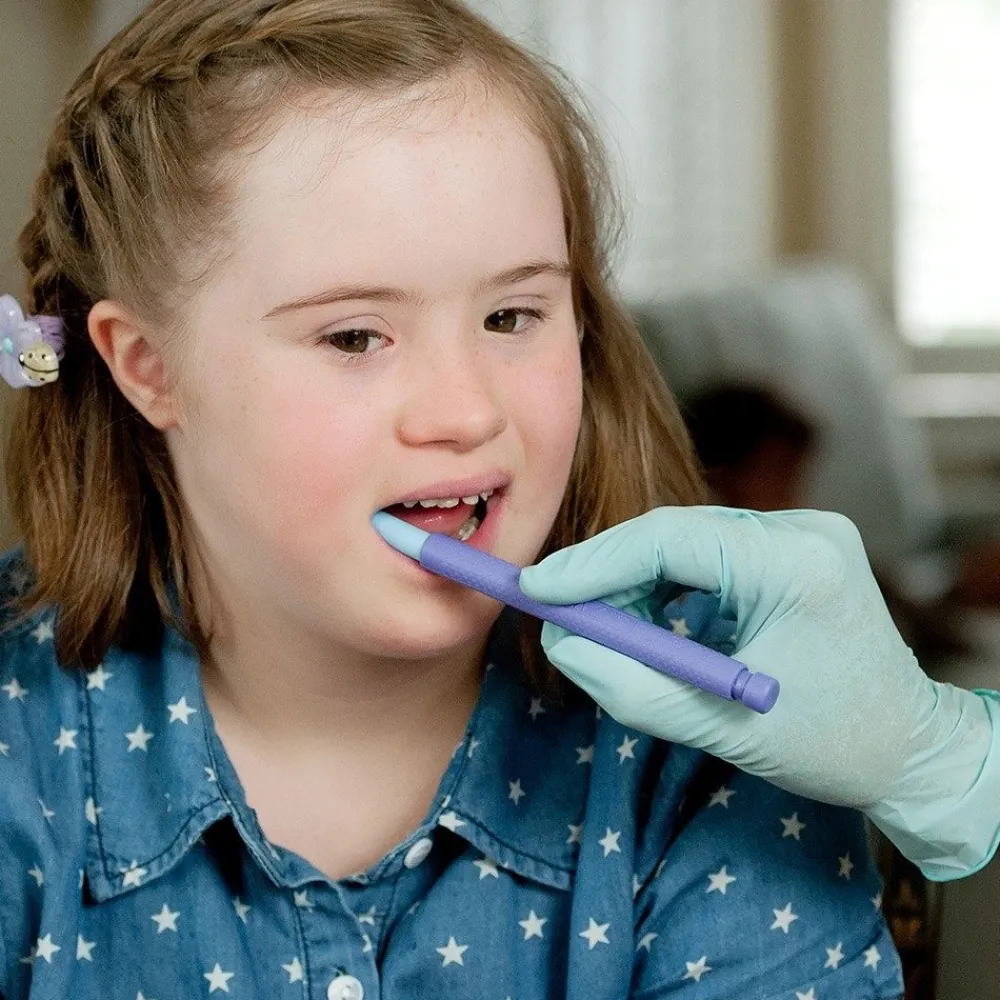 HOPTOYS Praxies Bucco-Faciales<Embout Z-Vibe Bite-N-Chew - Lisse Xl