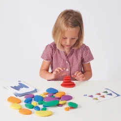 HOPTOYS Puzzles & Encastrements*Empilage Arc-En-Ciel