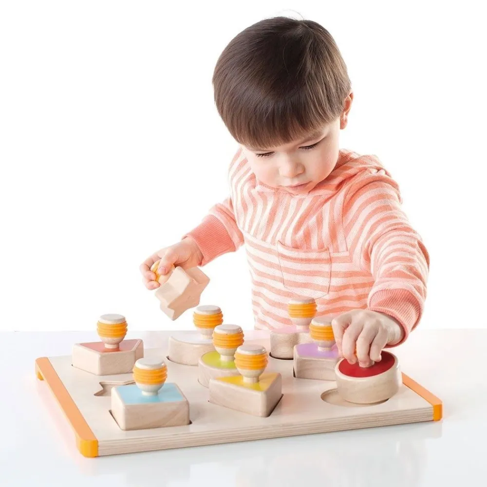 HOPTOYS Idees Cadeaux Pour Une Personne Avec Un Handicap Visuel*Encastrement Ergonomique Formes