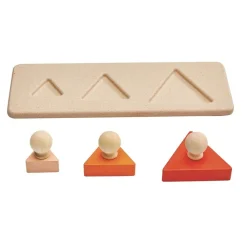 HOPTOYS Jeux Adaptes*Encastrement Trio De Triangles