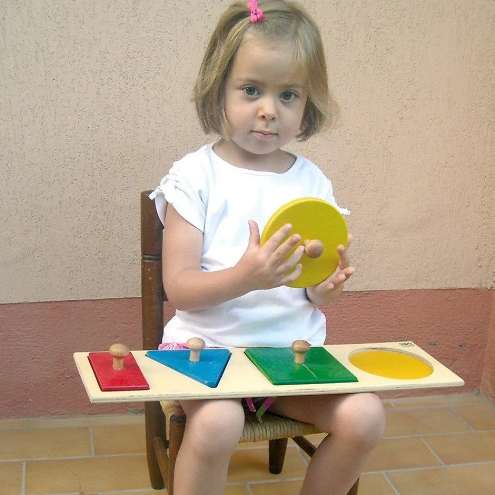 HOPTOYS Stimulation Tactile*Encastrements Les Formes