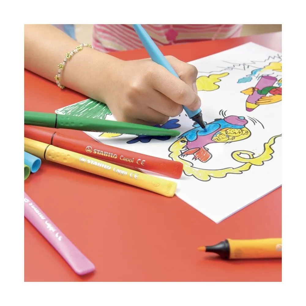 HOPTOYS Graphomotricité<Feutres Anti-Perte De Capuchons Par 12
