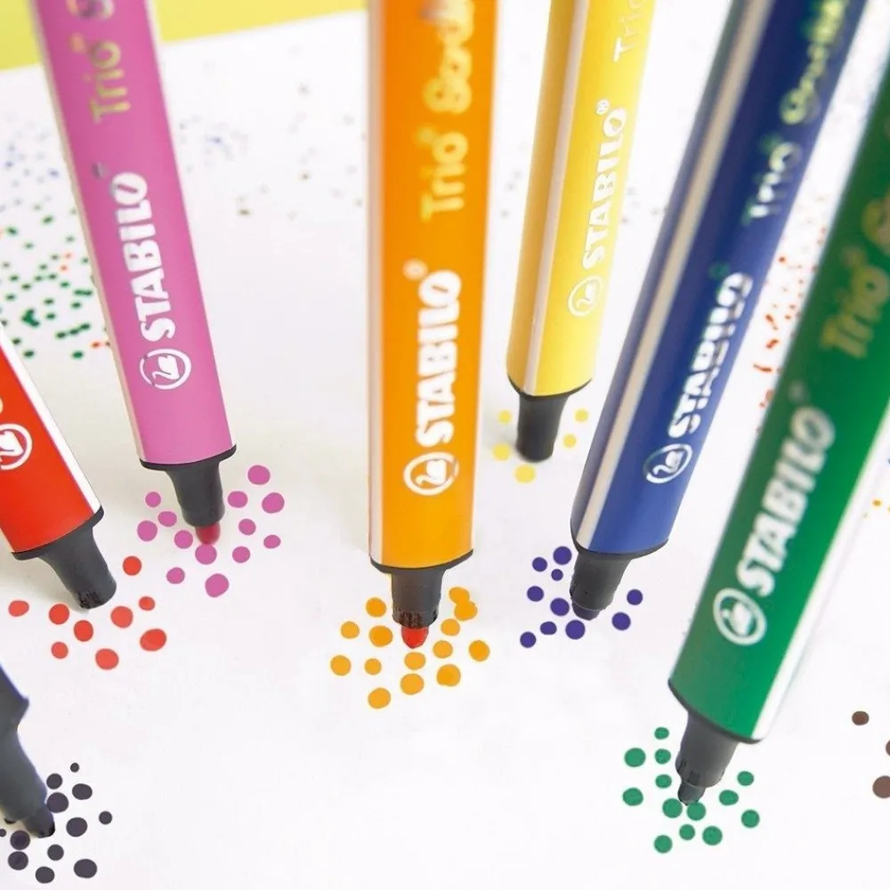 HOPTOYS Outils D'Adaptation Scolaire*Feutres Anti-Pointes Enfoncees Par 8