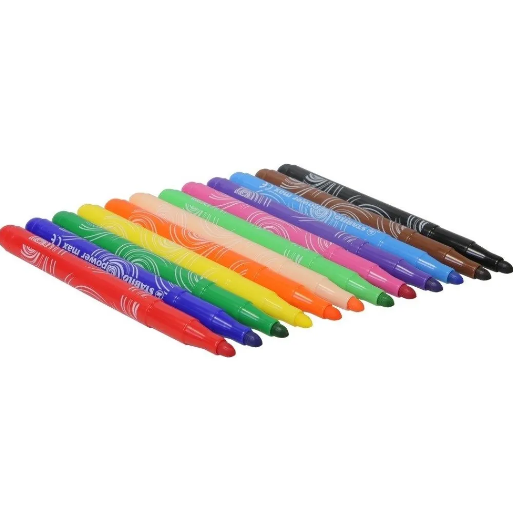 HOPTOYS Dyspraxie*Feutres Anti-Pointes Seches Par 12