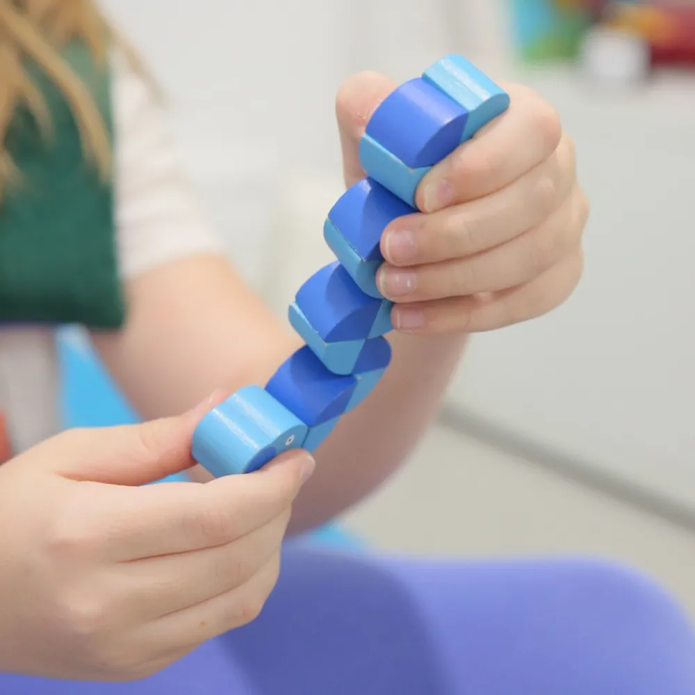 HOPTOYS Apprendre A S'Autoreguler*Fidget Articule En Bois