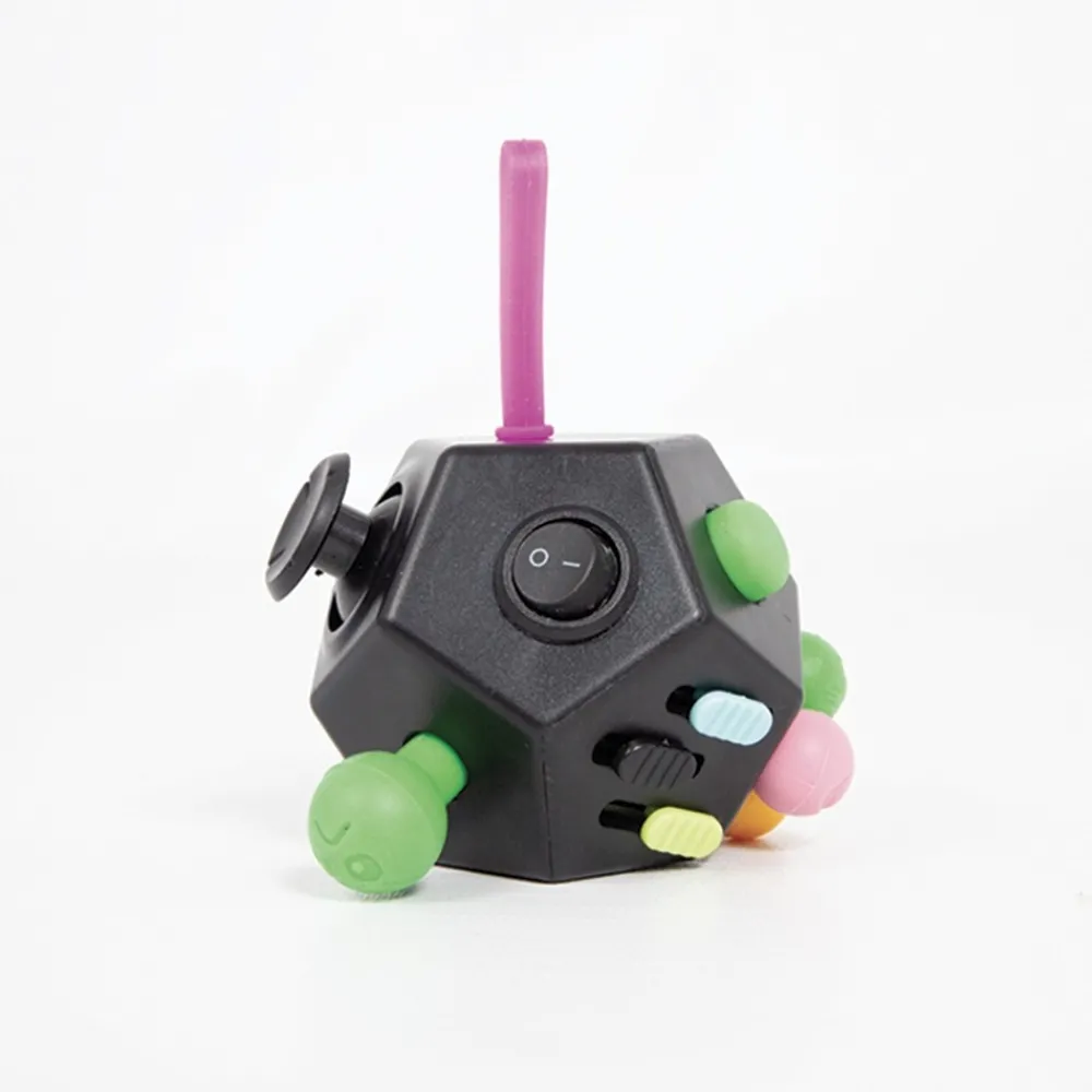 HOPTOYS Apprendre A S'Autoreguler*Fidget Pentagone Noir