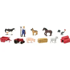 HOPTOYS Lexique, Imagerie, Langage Oral<Figurines Autour De La Ferme
