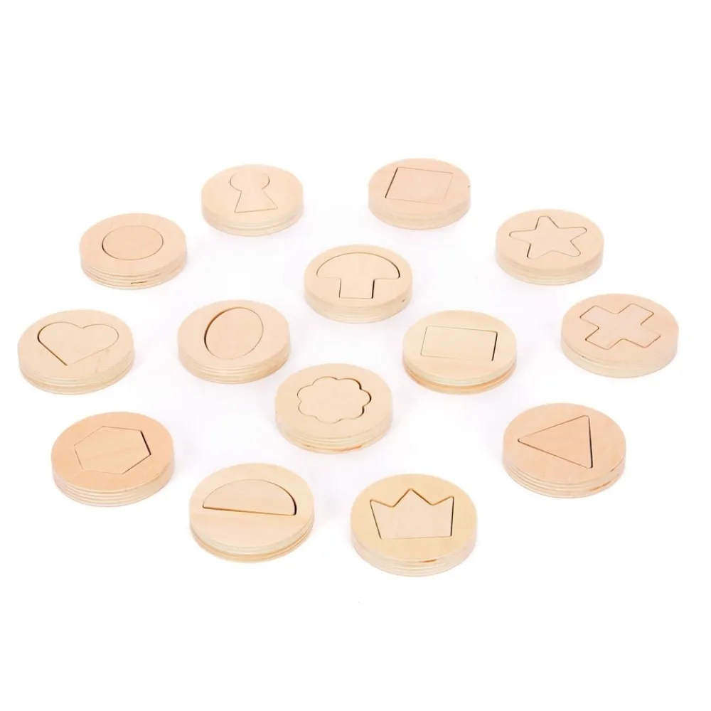 HOPTOYS Matériel Montessori & Reggio*Formes En Bois - Interieur Et Exterieur