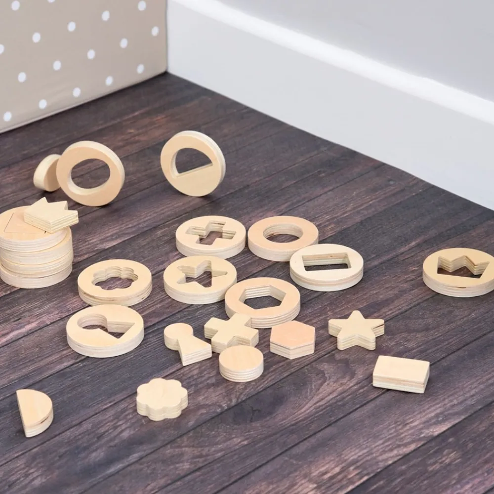 HOPTOYS Matériel Montessori & Reggio*Formes En Bois - Interieur Et Exterieur