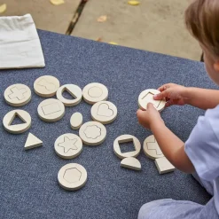 HOPTOYS Matériel Montessori & Reggio*Formes En Bois - Interieur Et Exterieur