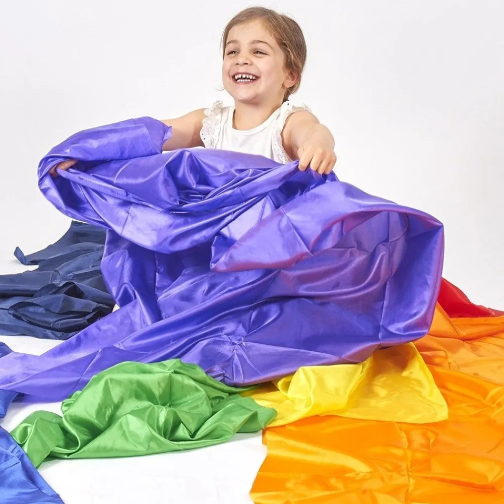 HOPTOYS Jouets Sensoriels<Foulards Arc-En-Ciel Satin (Par 7)