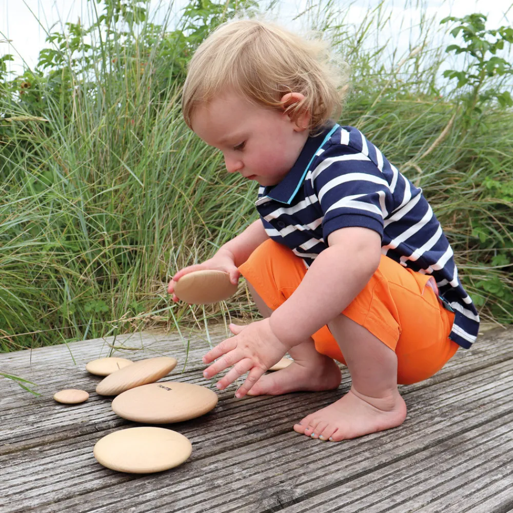 HOPTOYS Matériel Sensoriel<Galets D'Empilage Bois