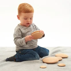 HOPTOYS Stimulation Sensorielle*Galets D'Empilage Bois