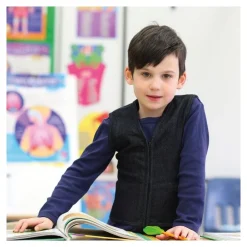 HOPTOYS Apprendre A S'Autoreguler*Gilet Stretch En Jean Noir Leste