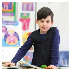HOPTOYS Proprioception<Gilet Stretch En Jean Noir Leste