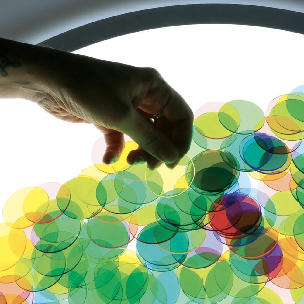 HOPTOYS Matériel Montessori & Reggio*Grande Table Lumineuse Ronde