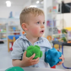 HOPTOYS Stimulation Sensorielle<Grandes Balles Velours Par 6 - Espace