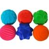HOPTOYS Balles Sensorielles Adaptees*Grandes Balles Velours Par 6 - Espace